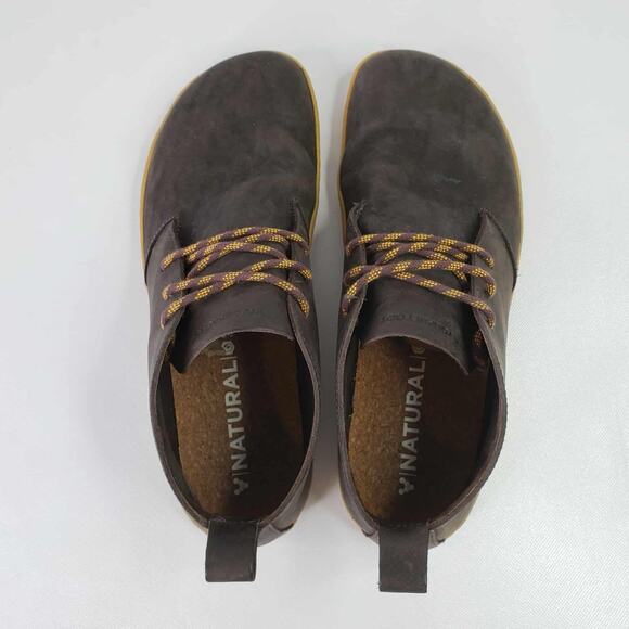 VivoBarefoot Gobi III Chukka Lined Brown Leather Desert Boots Mens Size 11/44 - Picture 9 of 10